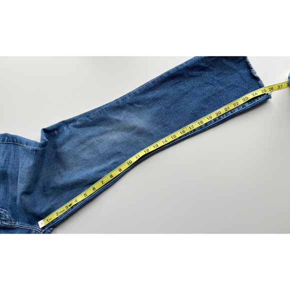 Mother Jeans Lil Hustler Ankle Fray Grasping At Straws Womens 28 - Picture 10 of 14